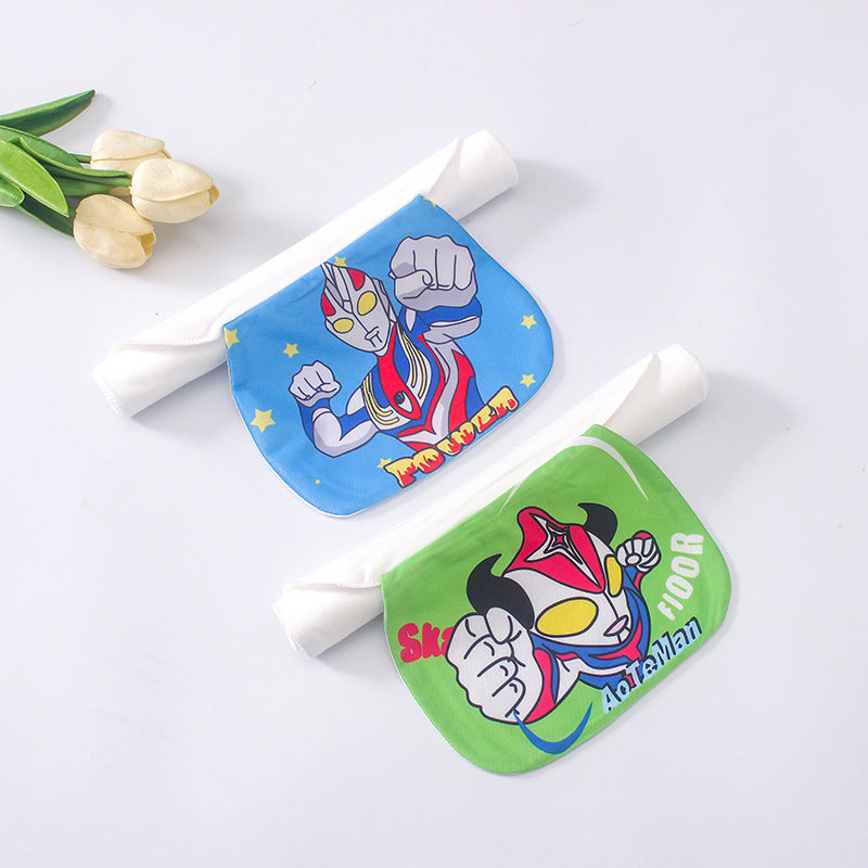 Cotton Double Layer Sweat Absorbent Towel for Babies