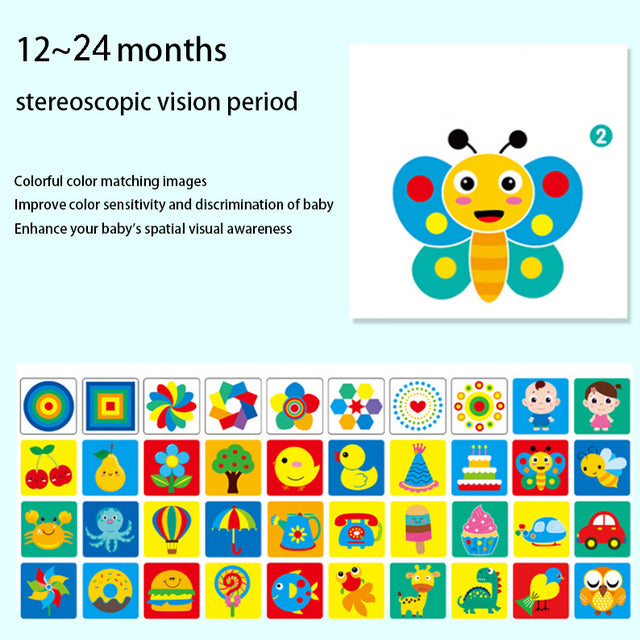 Montessori Black and White Visual Stimulation Cards