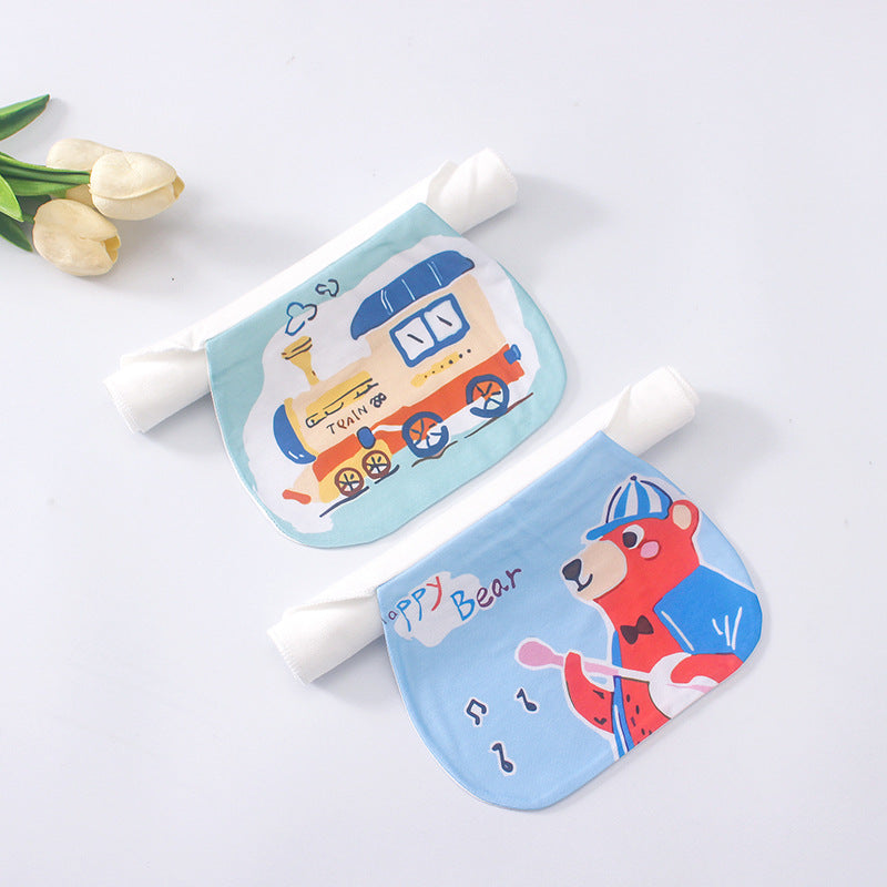 Cotton Double Layer Sweat Absorbent Towel for Babies