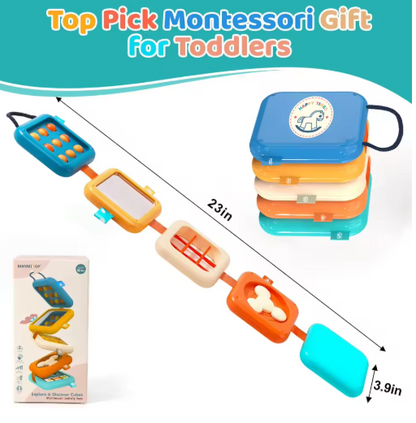 Busy Sensory Puzzle Cube