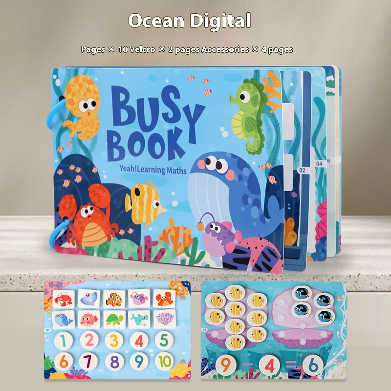 Children's Quiet Book - Paper Logical Thinking Activity Toy (Small Size)