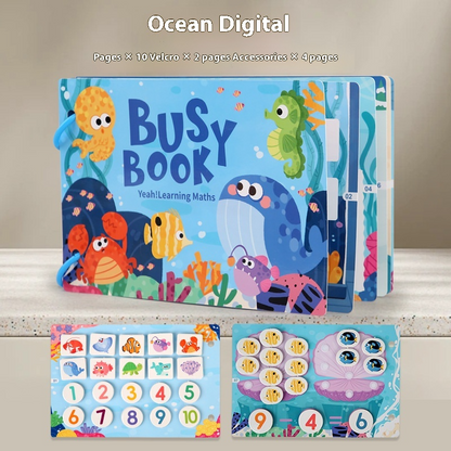 Children's Quiet Book - Paper Logical Thinking Activity Toy (Small Size)