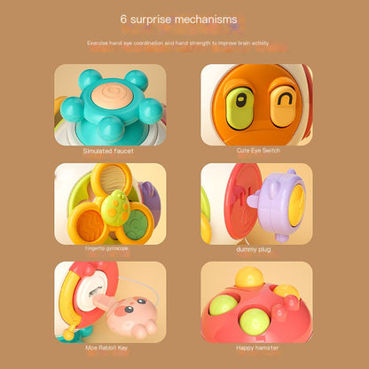 Multifunctional Baby Busy Board with Grasping Buttons
