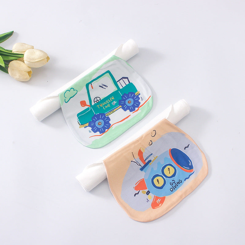 Cotton Double Layer Sweat Absorbent Towel for Babies
