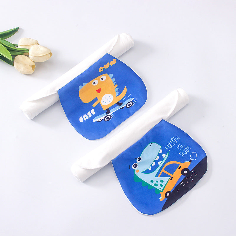 Cotton Double Layer Sweat Absorbent Towel for Babies