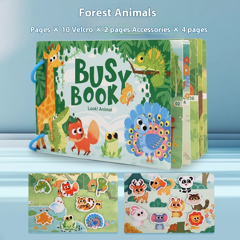 Children's Quiet Book - Paper Logical Thinking Activity Toy (Small Size)