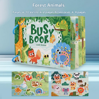 Children's Quiet Book - Paper Logical Thinking Activity Toy (Small Size)