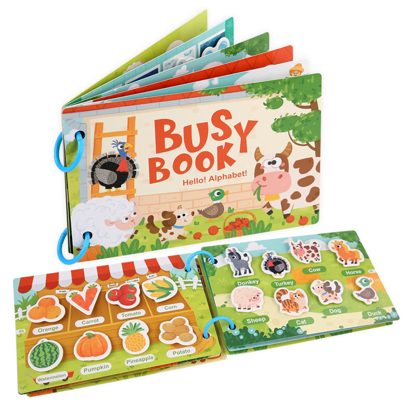 Children's Quiet Book - Paper Logical Thinking Activity Toy (Small Size)
