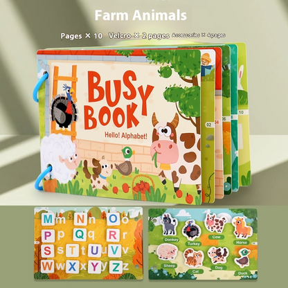 Children's Quiet Book - Paper Logical Thinking Activity Toy (Small Size)