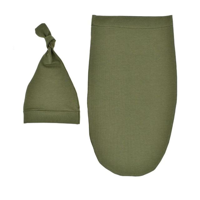 Solid Color Newborn Sleeping Bag and Swaddling Clothes