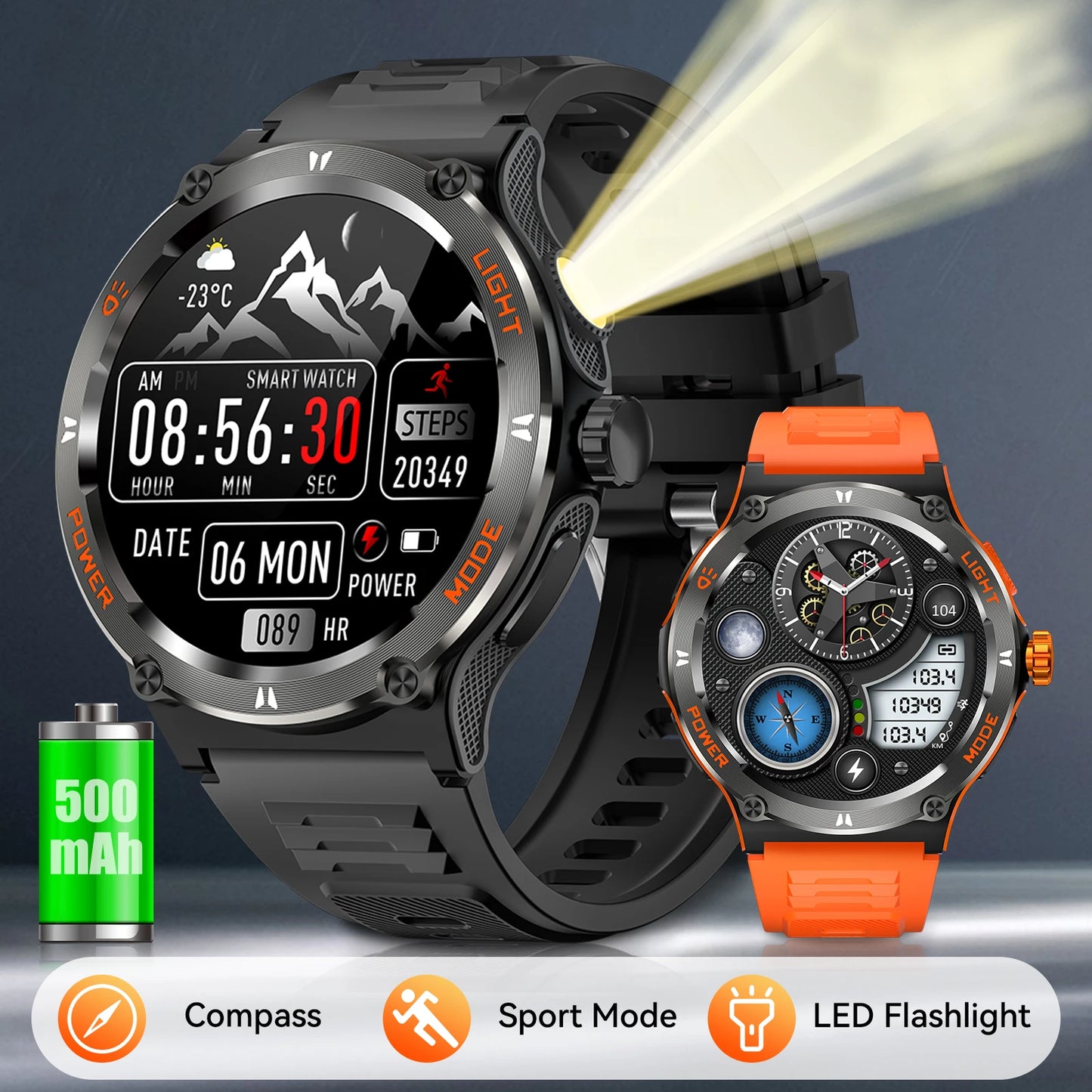 EIGIIS KT76 – Multi-sport smartwatch with bold style