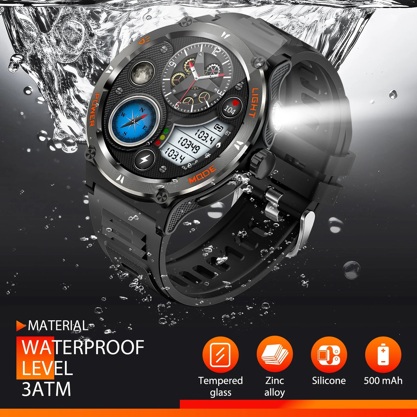 EIGIIS KT76 – Multi-sport smartwatch with bold style