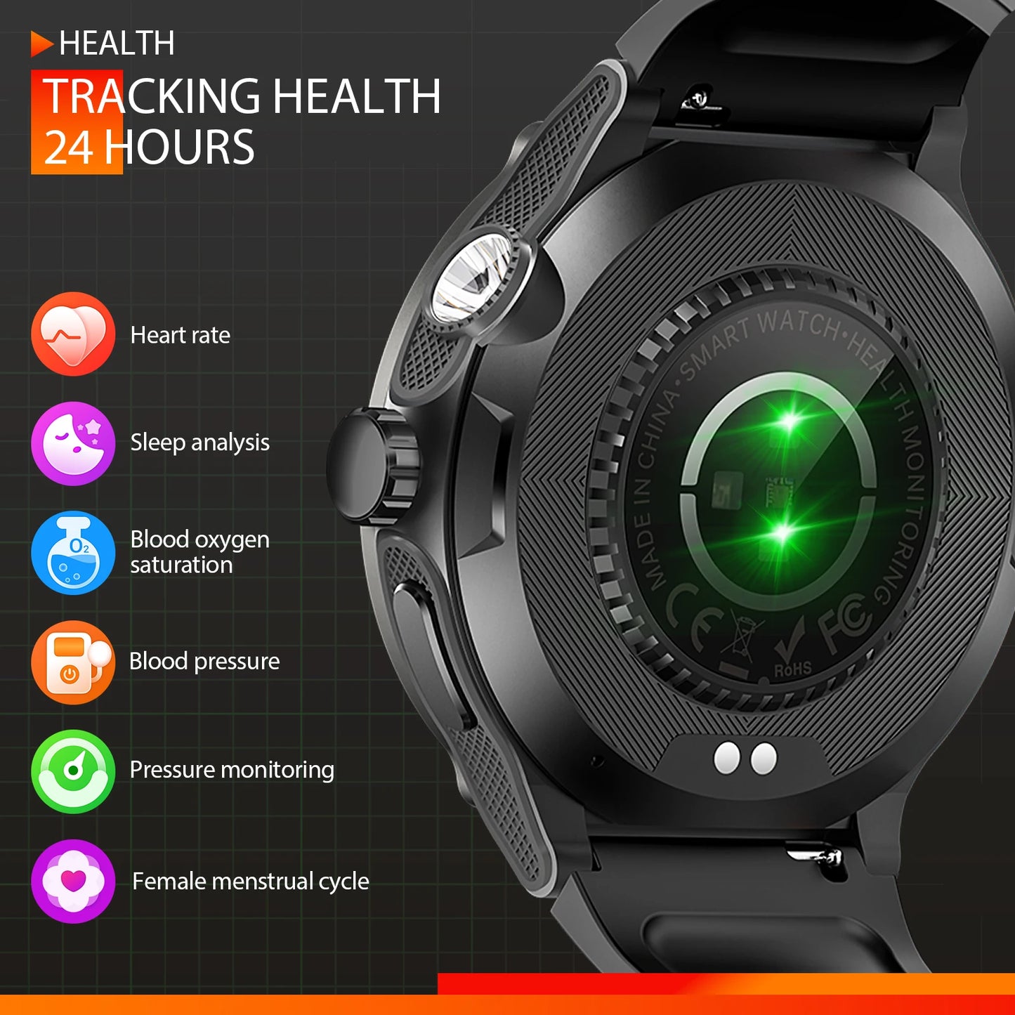 EIGIIS KT76 – Multi-sport smartwatch with bold style