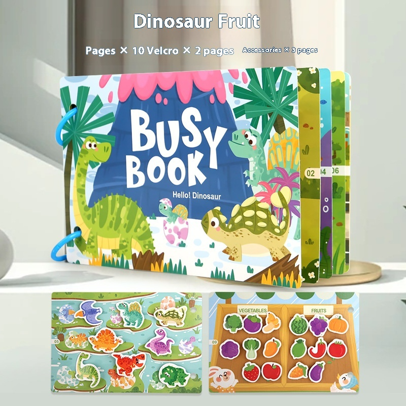 Children's Quiet Book - Paper Logical Thinking Activity Toy (Small Size)
