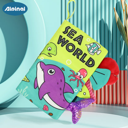 New Children's Cloth Book with Sound Paper