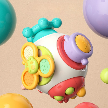 Multifunctional Baby Busy Board with Grasping Buttons