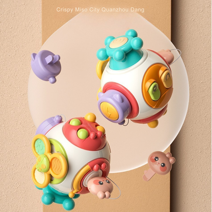 Multifunctional Baby Busy Board with Grasping Buttons